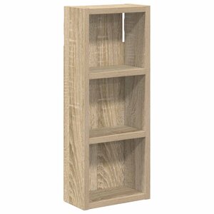 vidaXL Armoire murale de salle de bain Chêne Sonoma 20 x 10 x 50 cm
