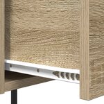 vidaXL Cabinet de chevet avec tiroir Chêne sonoma 42 x 41 x 56 cm
