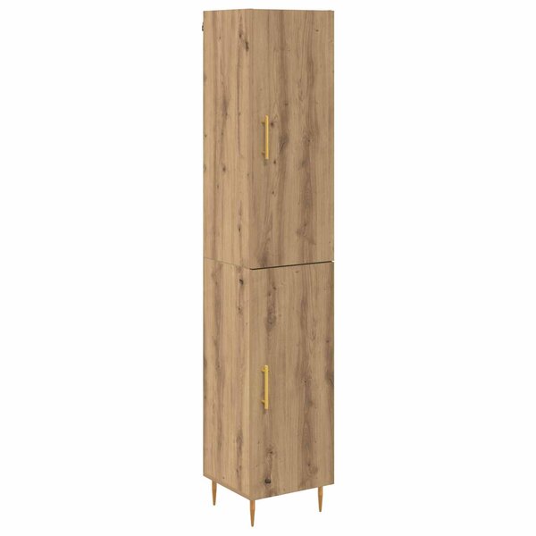 vidaXL Haut Armoire 2 Pièces Chêne artisanal Bois d'ingénierie