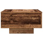 vidaXL Table Basse Bois ancien 55 x 55 x 31 cm Bois d'ingénierie