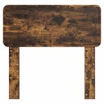 vidaXL Tête de lit Chêne fumé 80 cm Bois d'ingénierie