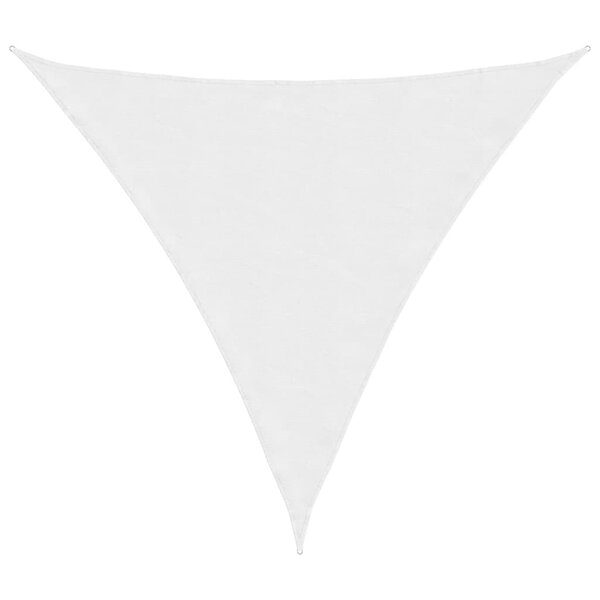 vidaXL Voile de parasol tissu oxford triangulaire 4 5x4 5x4 5 m blanc