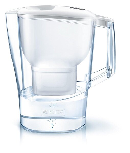 Carafe Filtrante Aluna 2.4L avec Cartouche MAXTRA+ incluse Blanc BRITA
