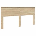 vidaXL Tête de lit Chêne Sonoma 200 cm Bois d'ingénierie