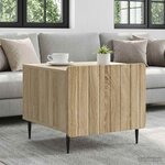 vidaXL Table basse Chêne Sonoma 49 x 50 x 42 cm Bois d'ingénierie