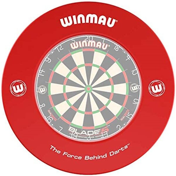 Karella 807703 - Contour rouge imprimé 4405 pour jeu de fléchettes Winmau