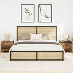 vidaXL Cabinet de chevet mural 2 Pièces Bois ancien 50 x 39 x 41 cm