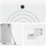 vidaXL Meuble TV mural Blanc 78 5 x 31 x 30 cm Bois d'ingénierie