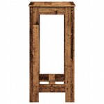 vidaXL Table de bar vieux bois 51x50x103 5 cm bois d'ingénierie