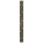 vidaXL Pieds de table basse en U  2 pièces  acier naturel  70 x (42-43) cm