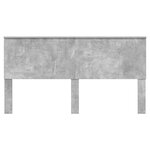 vidaXL Tête de lit Gris béton 180 cm Bois d'ingénierie