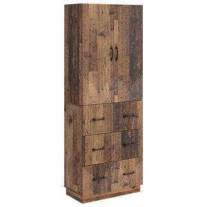 vidaXL Ensemble de Meubles 2 Pièces Bois ancien 66 x 34 5 x 87 cm