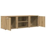 vidaXL Meuble TV chêne artisanal 120x34x37 cm bois d'ingénierie