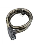THIRARD - Antivol à clé Scorp  câble blindé acier  vélo  25mmx1.2m  2 clés  noir