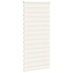 vidaXL Store zèbre beige marbré largeur du tissu 105 9 cm polyester