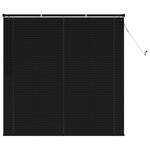 vidaXL Store Vénitien Réglable Noir 150 x 130 cm PVC