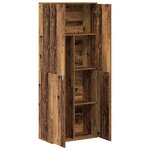 vidaXL Haut Armoire Bois ancien 70 x 33 5 x 180 cm Bois d'ingénierie