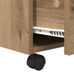 vidaXL Table basse Chêne artisanal 55 x 55 x 45cm Bois d'ingénierie