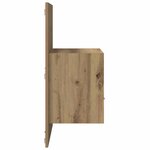 vidaXL Armoire de lit 2 Pièces chêne artisanal 48 5 x 32 5 x 80 cm