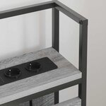 vidaXL Tête de lit de rangement Sonoma gris 80 cm Bois d'ingénierie