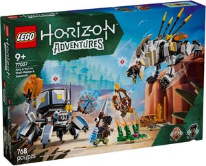 LEGO Horizon Adventures : Aloy et Varl en Mission Contre Testudien et Dents de Scie - Set 77037