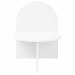 vidaXL Table de chevet 2 Pièces Blanc 48 x 49 x 65 cm Bois d’ingénierie