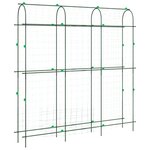 vidaXL Treillis de jardin pour plantes grimpantes forme de U acier