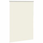 vidaXL Store enrouleur occultant blanc cassé 115x150 cm largeur tissu