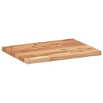 vidaXL Étagères flottantes 3 Pièces 60x30x2 cm acacia massif à l'huile
