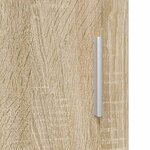 vidaXL Meuble mural Chêne sonoma 55 x 29 x 100 cm Bois d'ingénierie