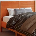 vidaXL Tête de lit cire marron 180 cm bois massif de pin