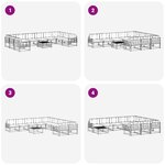 vidaXL Ensemble de canapés d'extérieur 11 pc Blanc et anthracite