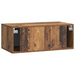 vidaXL Meuble TV mural Bois ancien 78 5 x 41 x 30 cm Bois d'ingénierie
