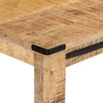 vidaXL Table console 100x35x75 cm bois de manguier massif