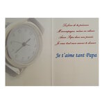 Carte de voeux - message sentiments pour papa