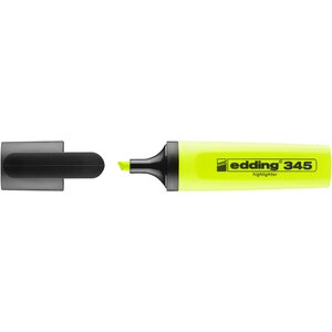 Surligneur 345 Jaune Pointe Biseauté 2-5 mm x 10 EDDING