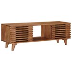 vidaXL Meuble TV avec stockage avec porte Naturel 105 x 30 x 35 cm