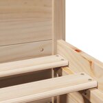 vidaXL Cadre de lit sans matelas 140x190 cm bois de pin massif
