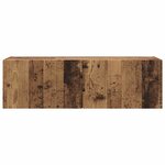 vidaXL Meuble TV mural Bois Ancien 60 x 31 x 29.5 cm Bois d'ingénierie