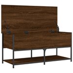 vidaXL Banc de rangement chêne marron 100x42 5x47 cm bois d'ingénierie