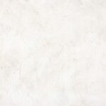 vidaXL Tapis en Fourrure Synthétique de Lapin Olite Crème Ø 120 cm