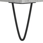 vidaXL Table basse Gris béton 90x50x36 5 cm Bois d'ingénierie