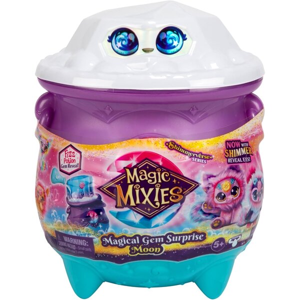 Moose Toys 14927 - Peluche Magic Mixie au milieu des bulles du chaudron