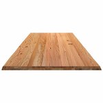 vidaXL Dessus de table marron clair bois chêne massif rectangulaire