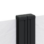 vidaXL Auvent latéral rétractable blanc 140x600 cm