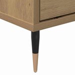vidaXL Meuble TV chêne artisanal 150 x 30 x 44.5 cm Bois d'ingénierie