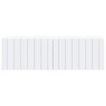 vidaXL Meuble TV mural 98 x 31 x 30 cm Blanc Bois d'ingénierie
