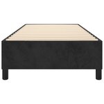 vidaXL Cadre de lit Noir 90x200 cm Velours