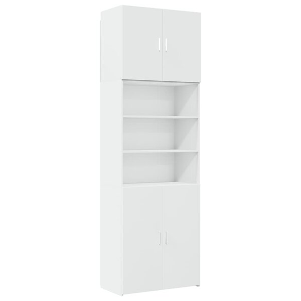 vidaXL Buffet haut blanc 80x42 5x249 cm bois d'ingénierie