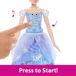 Mattel JBF94 - Disney Princess-Poupée Cendrillon et sa robe enchantée